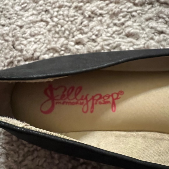 Black memory Foam Flats size 6.5 - Picture 2 of 3